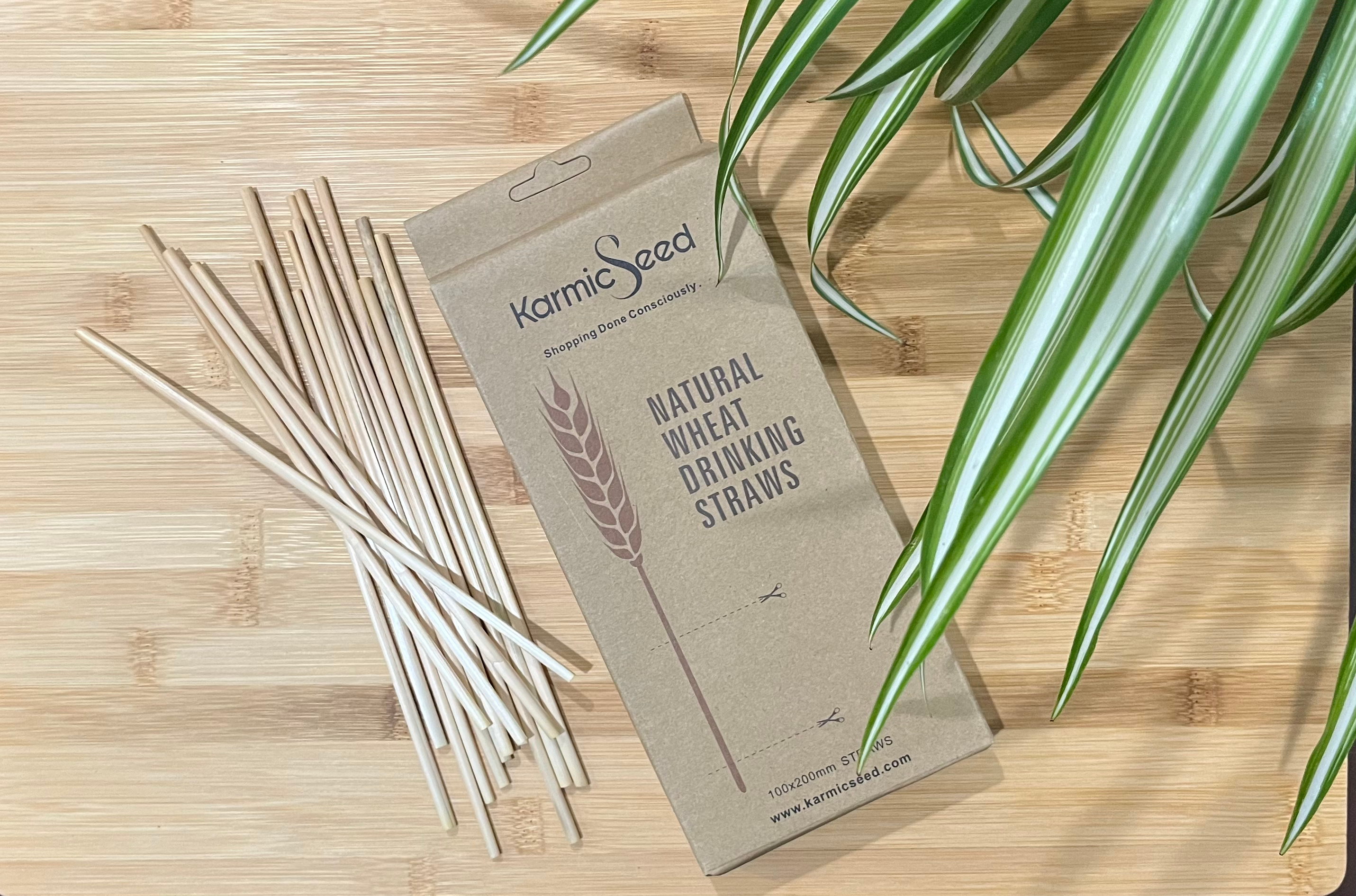 Karmic Seed Wheat Drinking Straw 100ct.